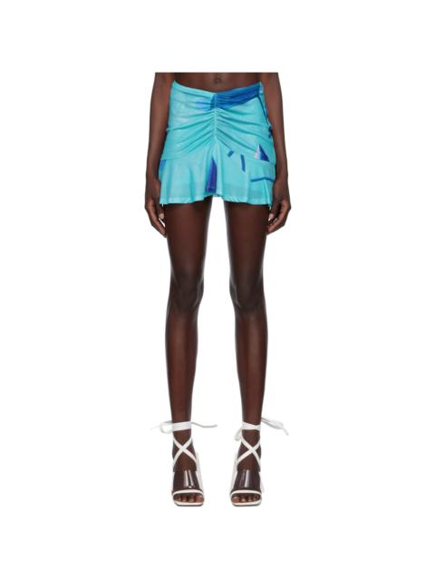 miaou Blue Alva Miniskirt
