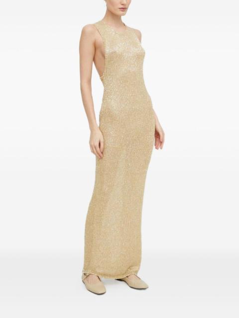 HERSKIND twisted-back maxi dress