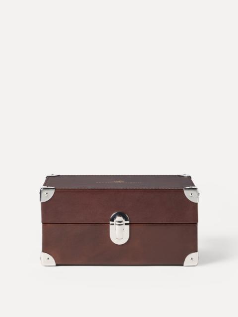 Brunello Cucinelli Burnished calfskin watch organizer