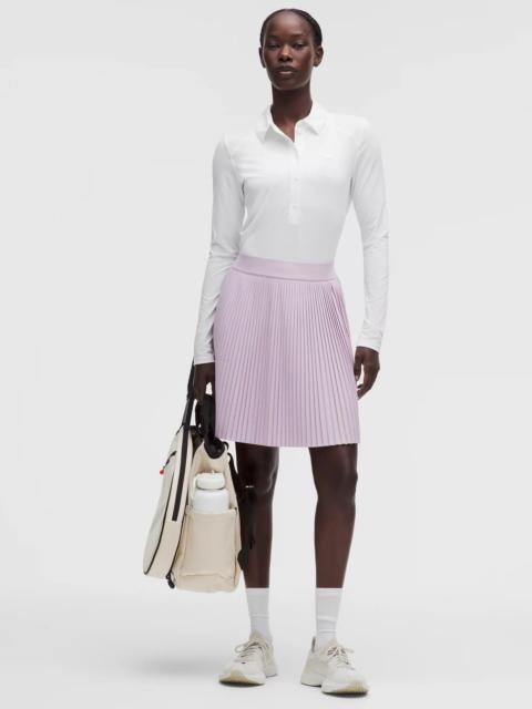lululemon Pleated High-Rise Knee-Length Tennis Skirt