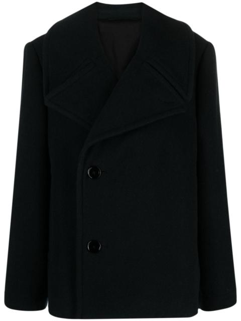 Lemaire double-breasted wool coat