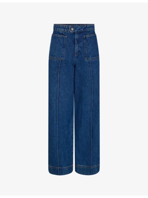 soeur Harry wide-leg high-rise jeans