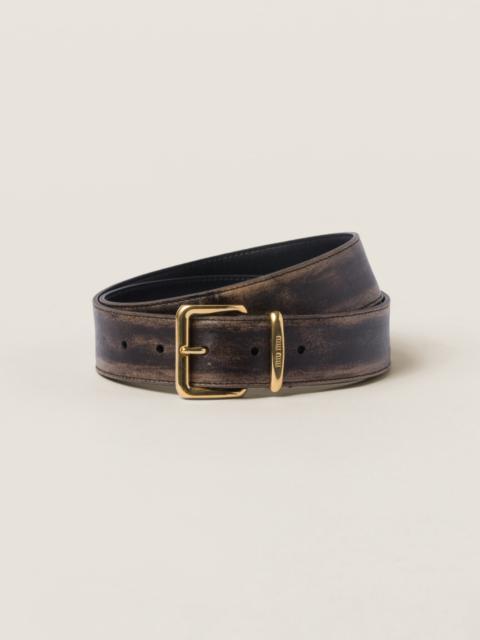Miu Miu Nappa leather belt