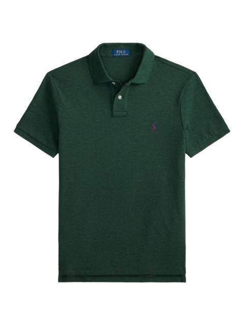 Polo Ralph Lauren Men's The Iconic Cotton Mesh Polo Shirt - Scotch Pine Heather