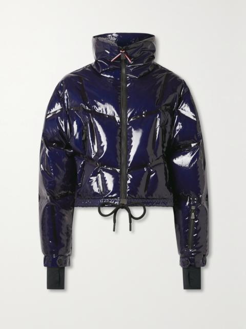Moncler Grenoble Siguret Cropped Hooded Quilted Down Ski Jacket