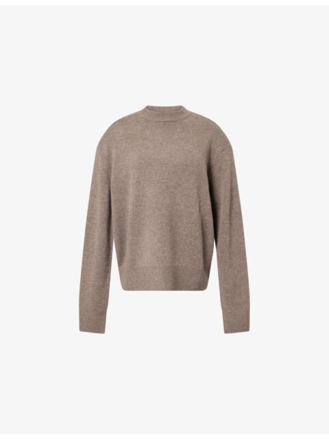 The Frankie Shop Rafaela Padded-Shoulders Wool And Cashmere Jumper