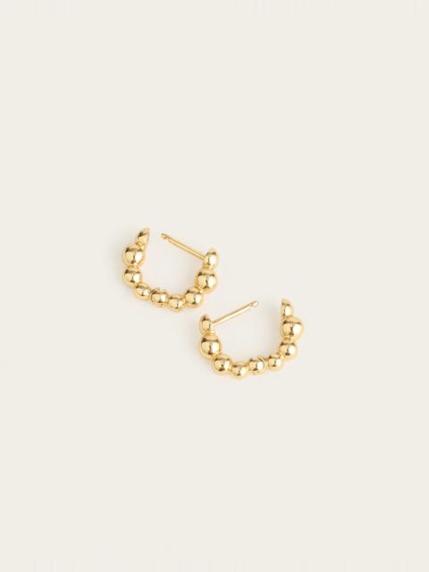 Madewell Graduated Bauble Huggie Hoop Earrings