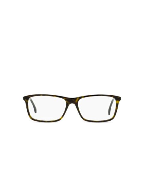 GUCCI rectangular-frame logo-detail glasses