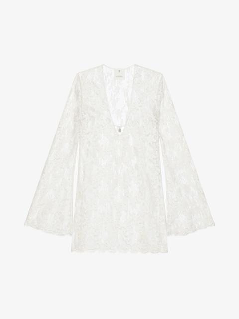 Givenchy DRESS IN LACE WITH 4G DETAIL