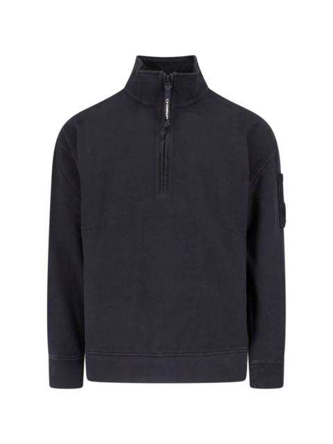 C.P. Company ZIP LOGO SWEATSHIRT