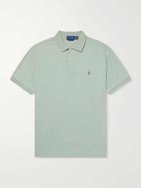 Polo Ralph Lauren Logo-Embroidered Cotton-Jersey Polo Shirt