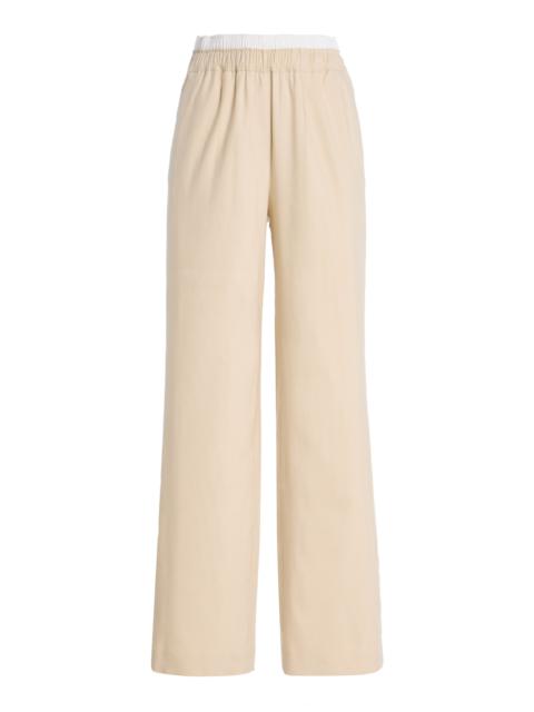 SIMKHAI Bristol Linen Pants nude