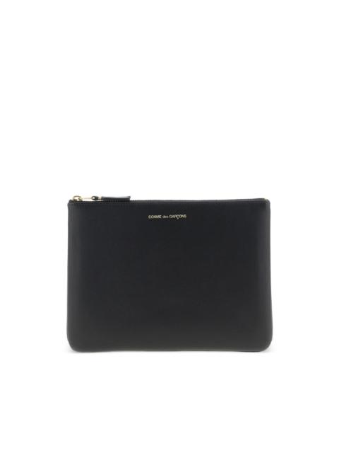 Comme Des Garçons logo-print leather purse