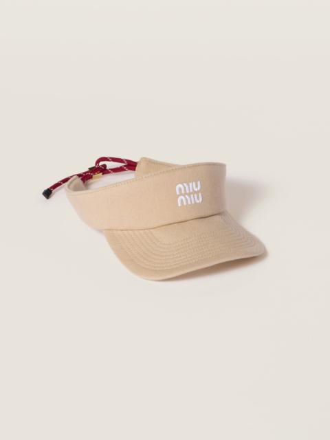 Miu Miu Drill visor