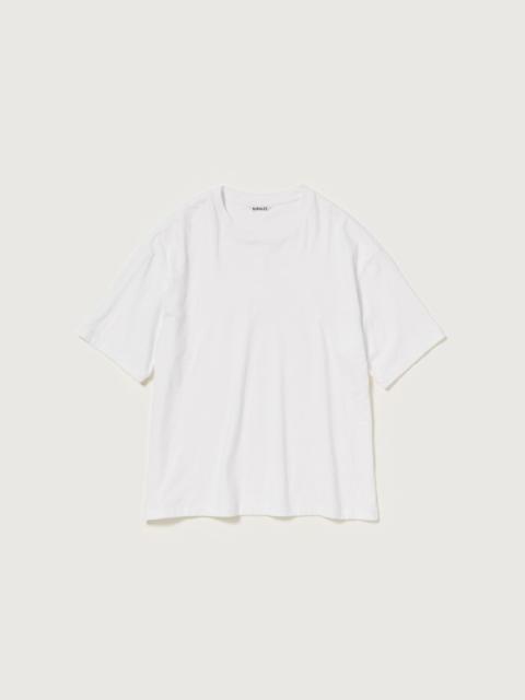AURALEE BRUSHED ORGANIC COTTON JERSEY TEE