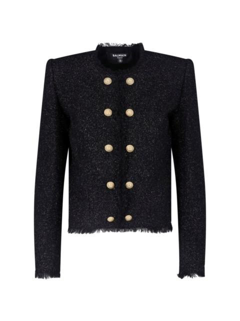Balmain VIRGIN WOOL BUTTON JACKET