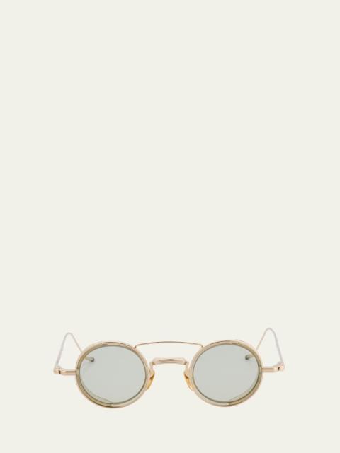 JACQUES MARIE MAGE Men's Ringo 2 Titanium Rectangle Sunglasses