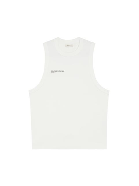PANGAIA Men's Cotton Tank Top - Off-White