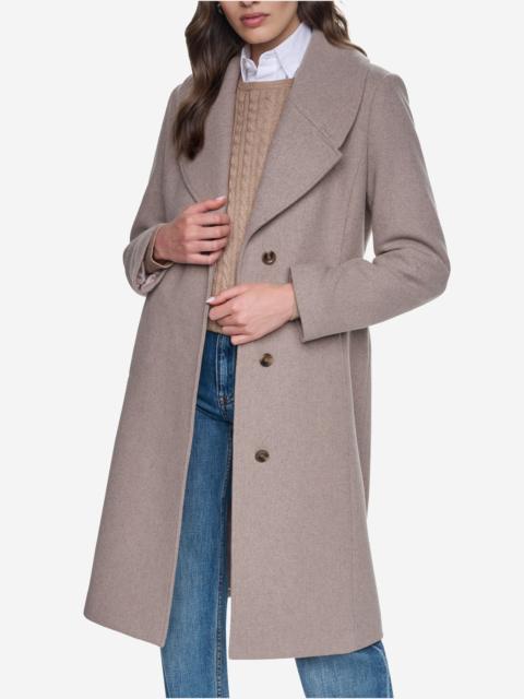 COLE HAAN Women's Large Collar Wool Coat