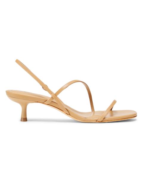 SIMKHAI Women's Cedonia 45MM Strappy Leather Sandals - Camel