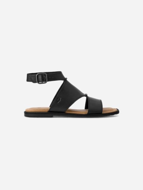 UGG ® Women's Delray Leather Sandals in Black