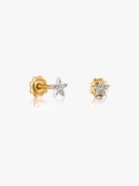 TOUS 18K white gold TOUS Puppies Earrings with Diamonds Star motifs