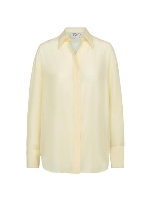TWP Women's Big Joe Cotton-Silk Shirt - Flan