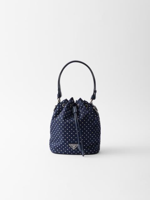 Prada Re-Nylon mini-bag with studs