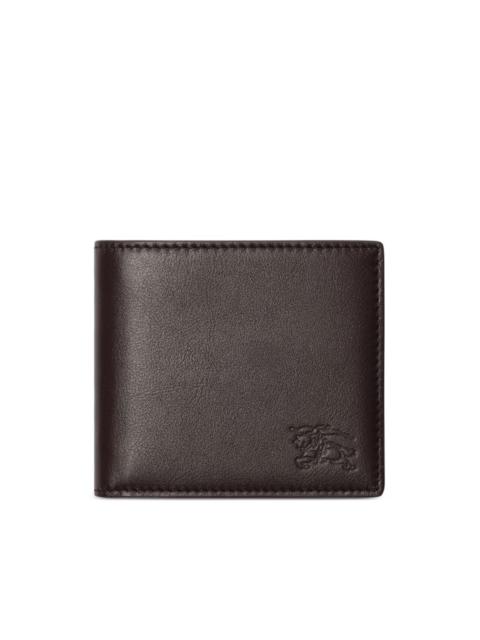 Burberry Pop Check bifold coin wallet