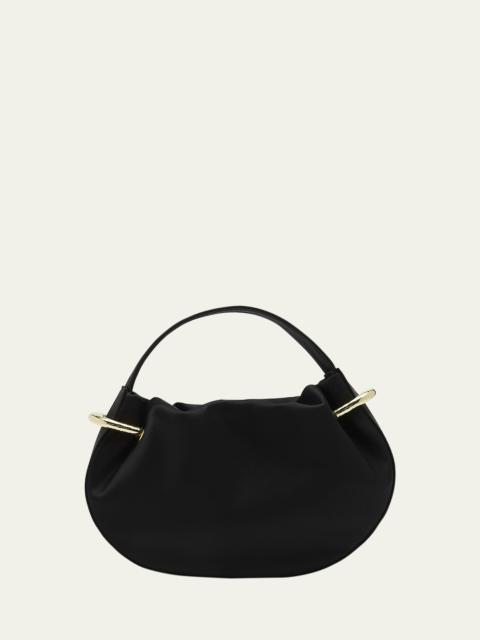 ULLA JOHNSON Tilda Mini Ruched Top-Handle Bag