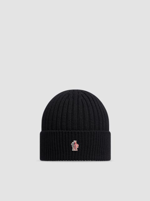 Ribbed Knit Wool Beanie