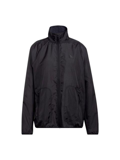 adidas (WMNS) adidas Run Icons 3Bar Running Windbreak 'Black' HC7971