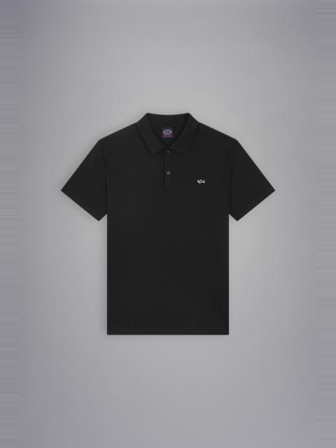 Paul & Shark ORGANIC COTTON PIQUÉ POLO WITH SHARK BADGE