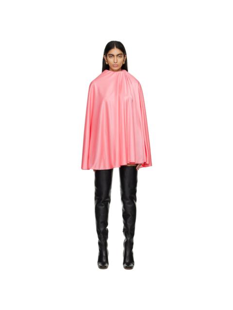 MARIE ADAM-LEENAERDT Pink Cape Blouse