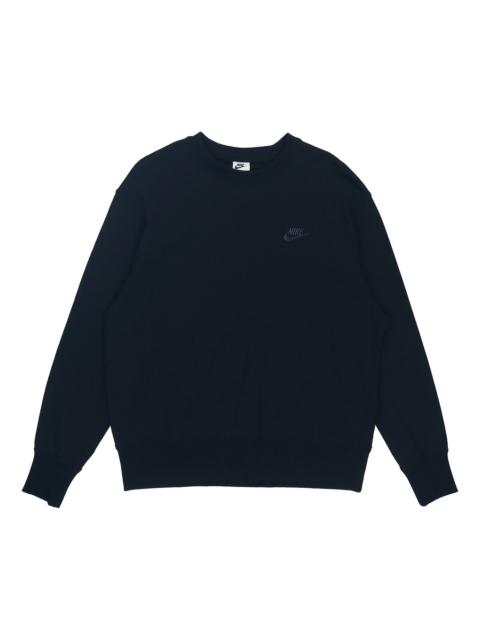 Nike Nike Sportswear Casual Sports Crew-neck 'All Black' DA0022-010