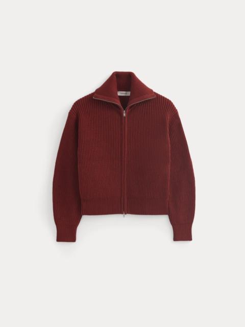 EVERLANE THE FULL-ZIP SWEATER IN EVERYDAY COTTON