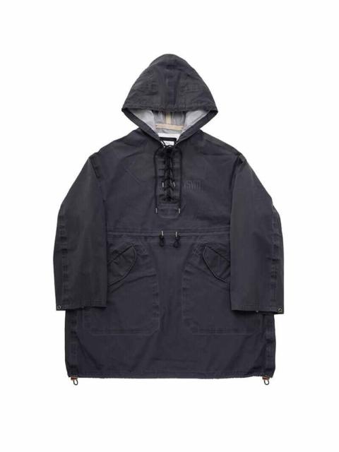 visvim CHINOOK PONCHO 3L DMGD NAVY