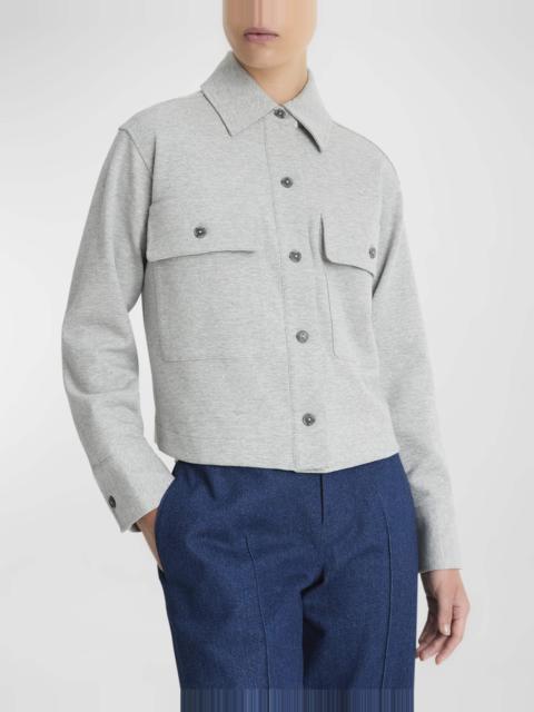 Vince Cropped Knit Jacket