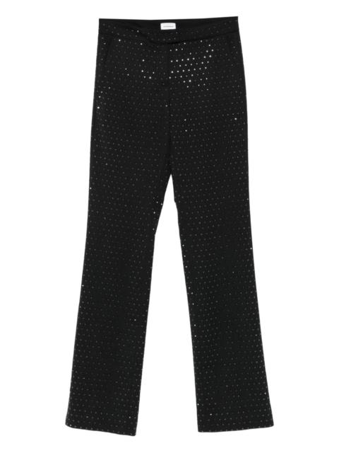 THE ANDAMANE crystal-embellished trousers