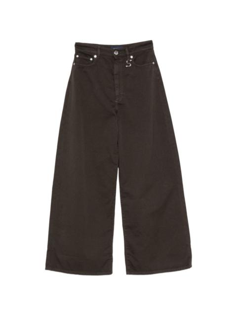 Sportmax S-detail wide-leg jeans