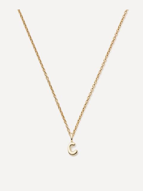 MISSOMA 14ct Gold Fine Initial Mini C Pendant Necklace