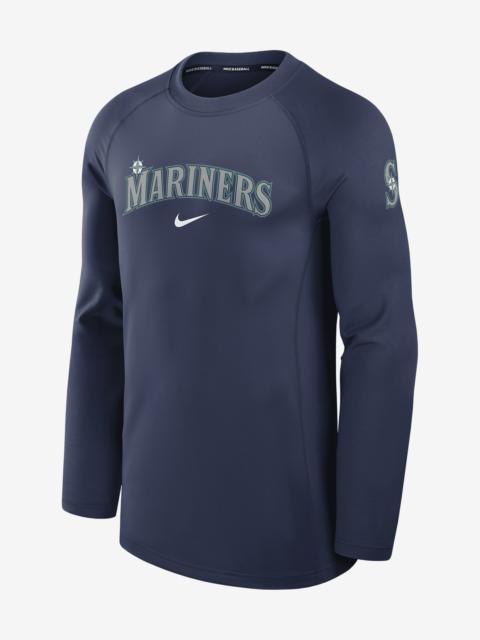 Seattle Mariners Authentic Collection Game Time Nike Men's Dri-FIT MLB Long-Sleeve T-Shirt