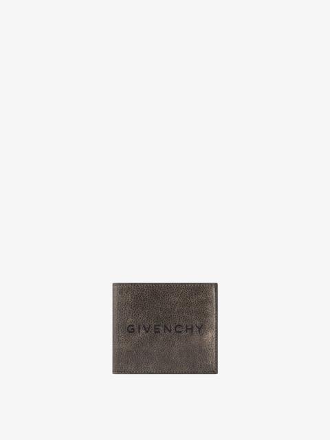 Givenchy GIVENCHY WALLET IN CRACKLED LEATHER