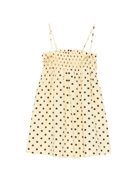 DAMSON MADDER. Lilo polka-dot mini dress