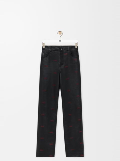 Loewe Trousers in nappa lambskin