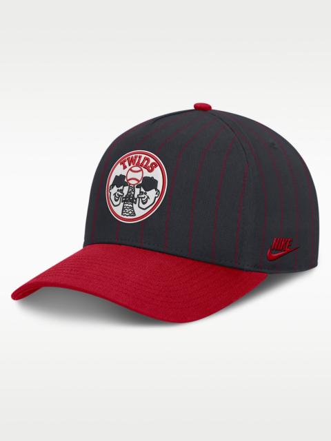 Nike Minnesota Twins Cooperstown Rise Men's Nike MLB A-Frame Adjustable Hat
