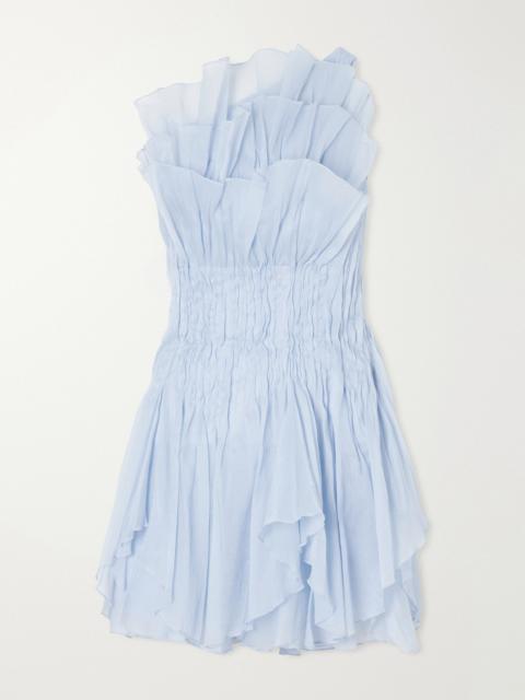 Aje. Nisha One-shoulder Organza Mini Dress