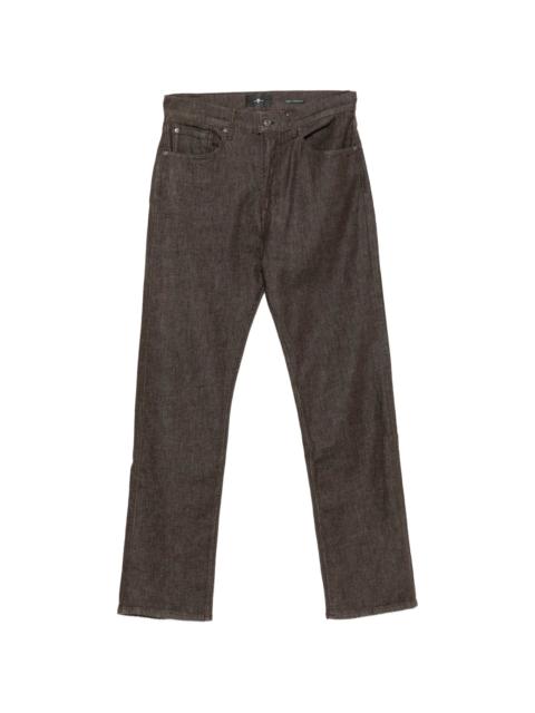 7 For All Mankind 7 For All Mankind Straight-leg Five-pocket Jeans