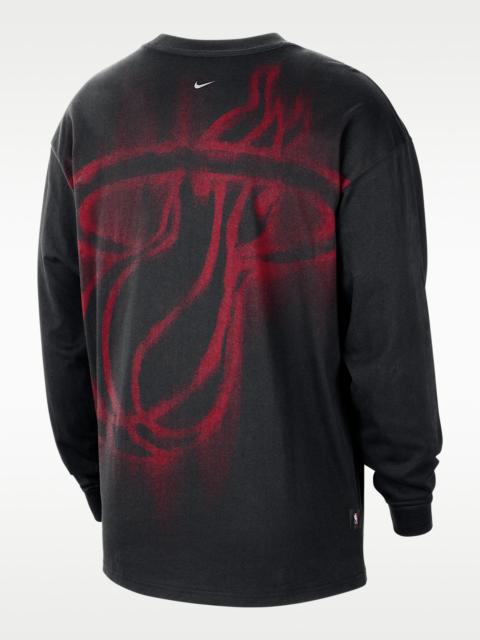 Nike Miami Heat Standard Issue Men's Basketball Long-Sleeve Top