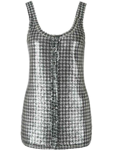 rabanne metallic tank top